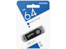 USB 64GB Smart Buy Twist чёрный
