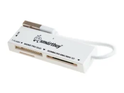 Картридер Smartbuy (SBR-717-W), белый (1/5)