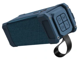 Колонка портативная HOCO HC6, MAGIC, пластик, Bluetooth, водонепроницаемая, FM, TF, AUX, TWS, синий