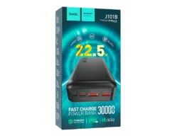 Акк.внешн. HOCO J101B Astute, 30000mAh, Cool, PD20 Вт, QC3.0, цвет: чёрный (1/30)