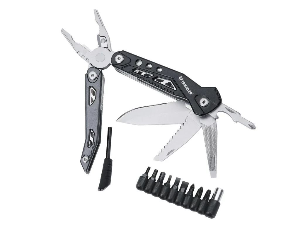 Нож -пасатижи TREVELER MULTI Purpose Tool MQ 034 G чёрный