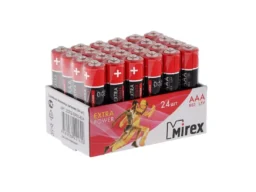 Элемент питания Mirex R03 / AAА 1,5V 24 шт (24/960), showbox