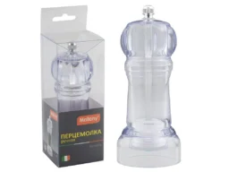 Перцемолка ручная PICCANTE, р-р 5*14 см, акрил, жернова из керамики (1/12/120)