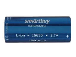 Аккумулятор Smartbuy LI26650-4500 mAh (SBBR-26650-1S4500) (1/25/200)