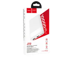 Акк.внешн. HOCO J72 Easy travel, 10000mAh 2USB 2.0A Li-pol цвет: белый (1/40)