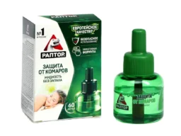 Жидкость от комаров РАПТОР без запаха 30 ночей 1/24