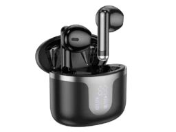 Наушники внутриканальные HOCO EQ7 Snowflake, пластик, bluetooth 5.3, микрофон, чёрный (1/14/140)