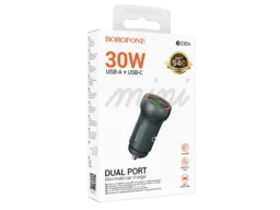 АЗУ 1 USB 1 Type-C Borofone BZ32A Fresh, PD30Вт, цвет: серый (1/42/168)