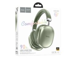 Наушники полноразмерные HOCO W35 Max Joy, bluetooth 5.3, AUX, цвет: зелёный (1/40)