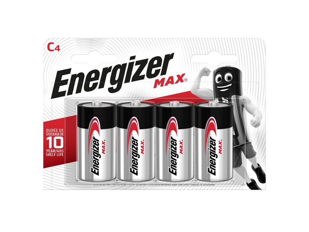 Элемент питания ENERGIZER LR14 Max (4 бл) (4/24)