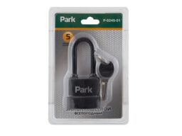 Замок навесной Park P-0245-01 всепогодный (с длинной дужкой) (1/6/72)