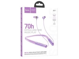 Наушники внутриканальные HOCO ES71 Platinum, bluetooth 5.3, 500mAh, цвет: фиолетовый (1/78)