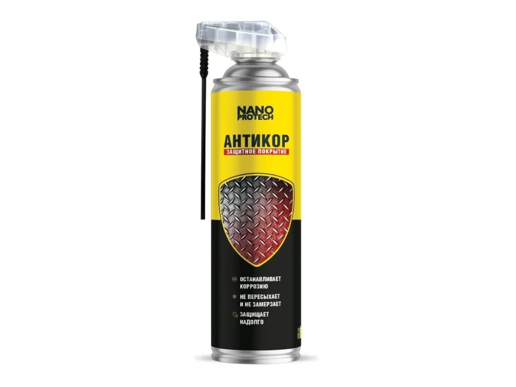 Антикор защитное покрытие для металла, NANOPROTECH 400 мл.NPGAN0041 /12шт.