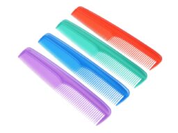 Расческа цветная комбинированная 21см /20