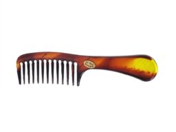 Расческа цветная (Янтарь) с ручкой 22см №2209 /24