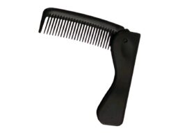 Расческа чёрная складная 17,5см /48