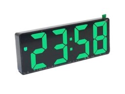 Часы / электр. № 712-L зелёный