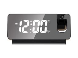 Часы / электр. проэктор № 6818 Белые