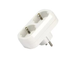 Блок-разветвитель SMARTBUY на 2 гнезда с заземлением плоский 16А 250B (SBE-16-A02-2z) (1/100)