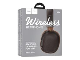 Наушники полноразмерные HOCO W64 Earl Ⅱ, bluetooth 5.4, 300mAh, цвет: коричневый (1/36)