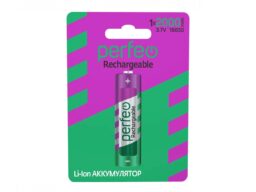 Аккумулятор Perfeo Li-Ion 18650 2000mAh/1BL 3.7V (1/5/80)