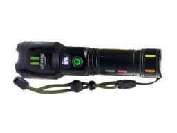 Фонарь в руку 3016 (РM30, Аккум. 1*26650, Type-C, USB, фокус, дисплей)