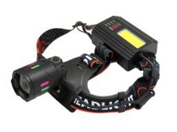 Фонарь на голову 3155 (PM20, Аккум. 2*18650, Type-C, фокус) задний диод