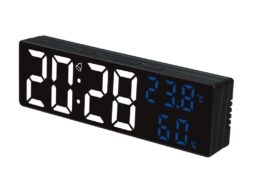 Часы / электр. № 3818 белые