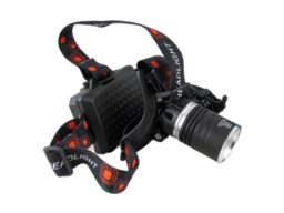 Фонарь на голову 12 (P-90, Аккум. 3*18650, Type-C, USB, фокус)