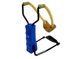 Рогатка Средняя Ручка красная, жёлтая, синяя (с упором, в пакете)