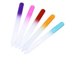 Пилка для ногтей СТЕКЛЯННАЯ 14см. /100