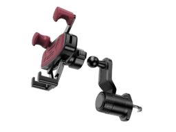 Держатель HOCO H66 Gamble, для смартфона, пластик, воздуховод, цвет: чёрный/красный (1/112)