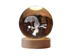 Свет Стеклянный шар на подставке (диаметр 6см) L-33