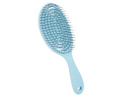 Расческа для волос массажная продувная, со спиралевидным основанием BR-02 /12