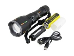Фонарь в руку 3061 (PM30, Аккум. 1*18650 или 3ААА, Type-C, фокус)