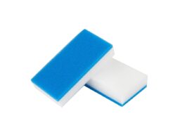 Губка Чудо-губка MSp-03 двухслойная, с прослойкой из поролона, 2 шт. (11,5*6*2,3 см) (1/12/72)