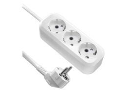 Удлинитель KRONUS 3 гнезда 10 метров 16А/3,5кВт с заземлением ПВС 3х1,0 (G-16-3-10) (1/20)