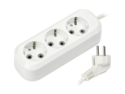 Удлинитель Smartbuy 3 гнезда 15 метров 16А/3,5кВт с заземлением ПВС 3х1,0 (SBE-16-3-15-Z) (1/12)